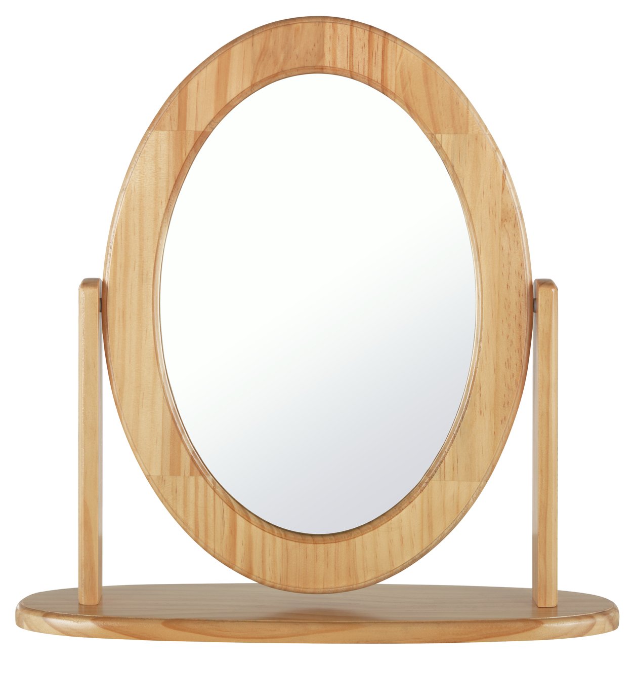 oval dressing mirror