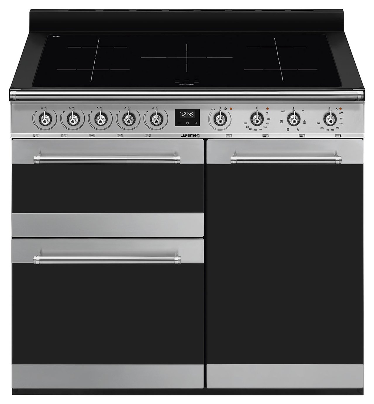 Smeg SY103-I 100cm Double Oven Electric Range Cooker S/Steel