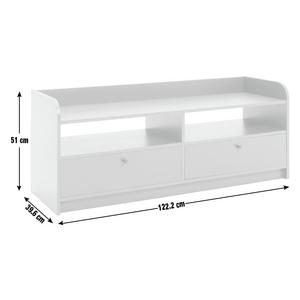Buy Habitat Arran 2 Drawer TV Unit White TV units and stands