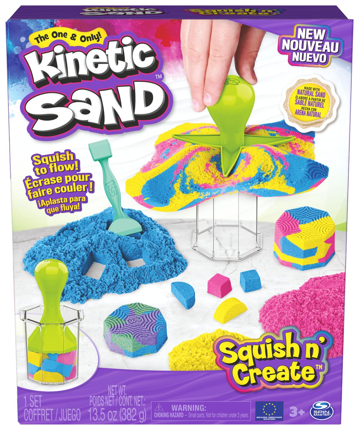 Kinetic Sand Squish N' Create Playset