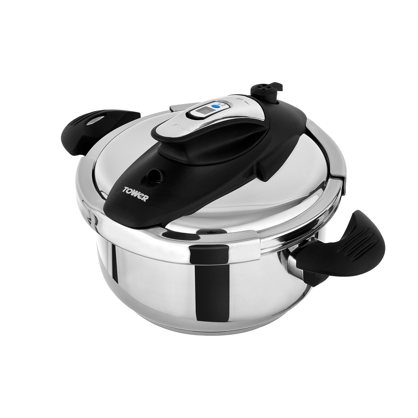 Tower One-Touch Ultima 4L Stainless Steel Pressure Cooker