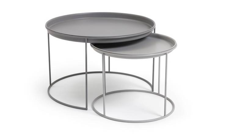 Argos round glass deals table