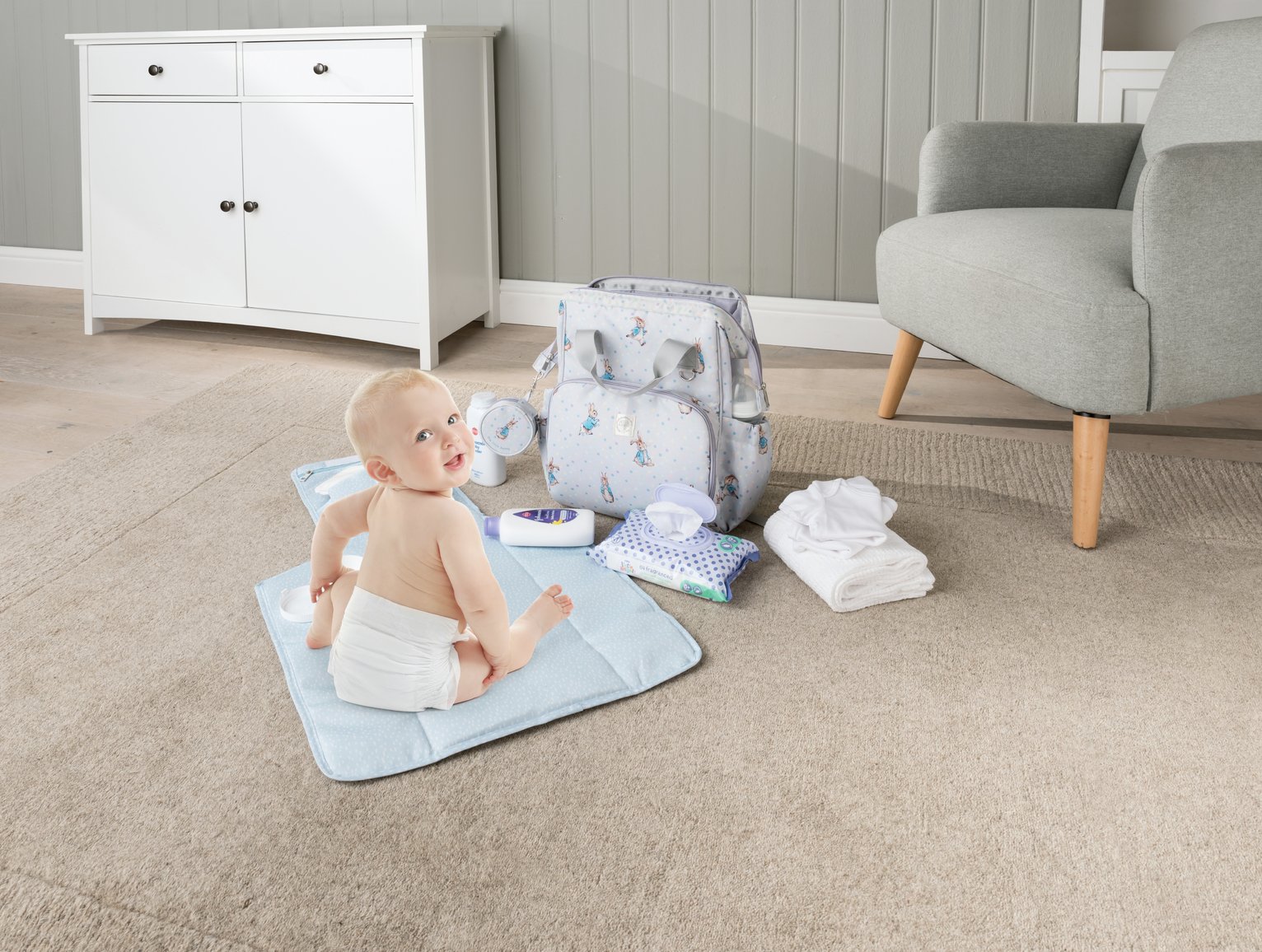 beatrix potter changing mat