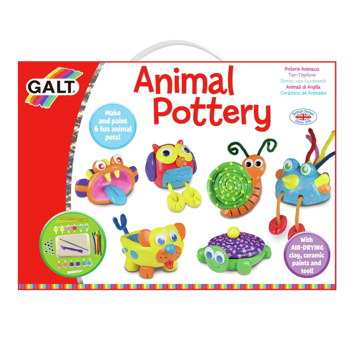 Galt Toys Animal Pottery Set