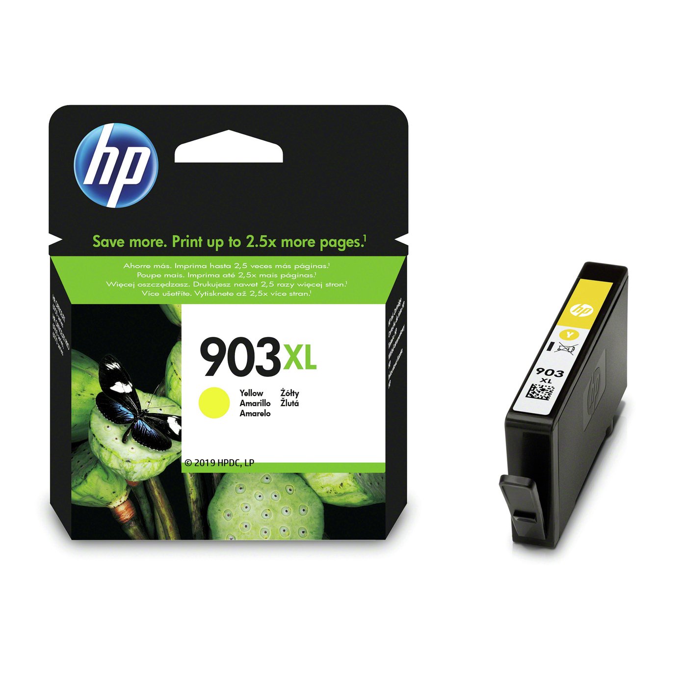 HP 903XL High-Yield Original Ink Cartridge - Yellow