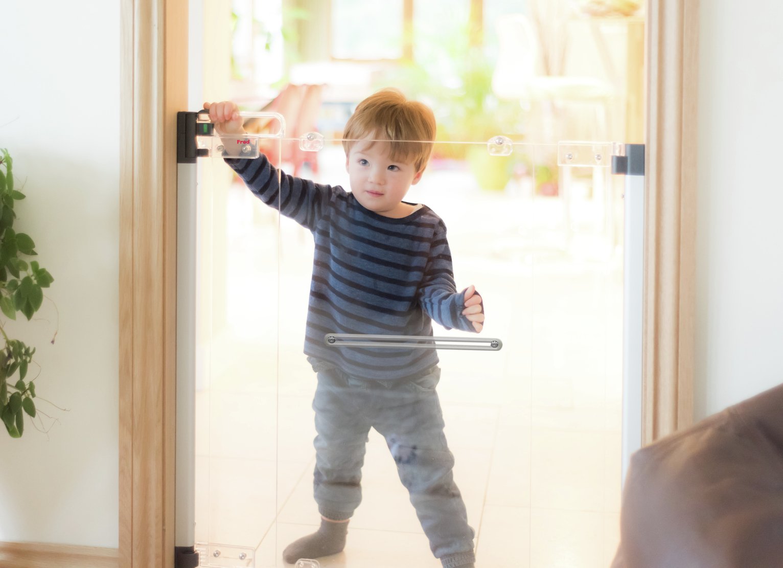 perspex stair gate