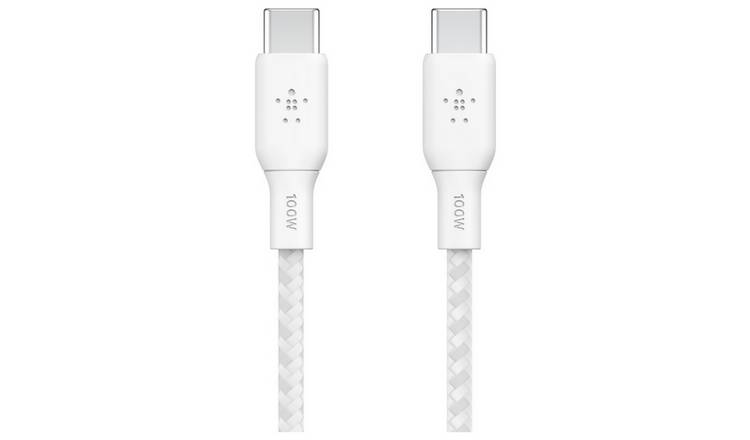 Belkin Braided USB-C to USB-C 2m  Cable - White