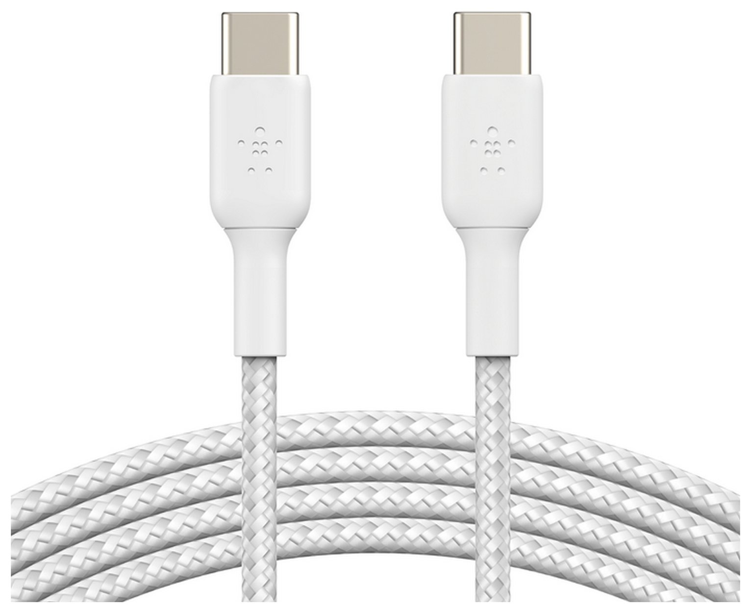 Belkin Braided USB-C to USB-C 1m Cable - White