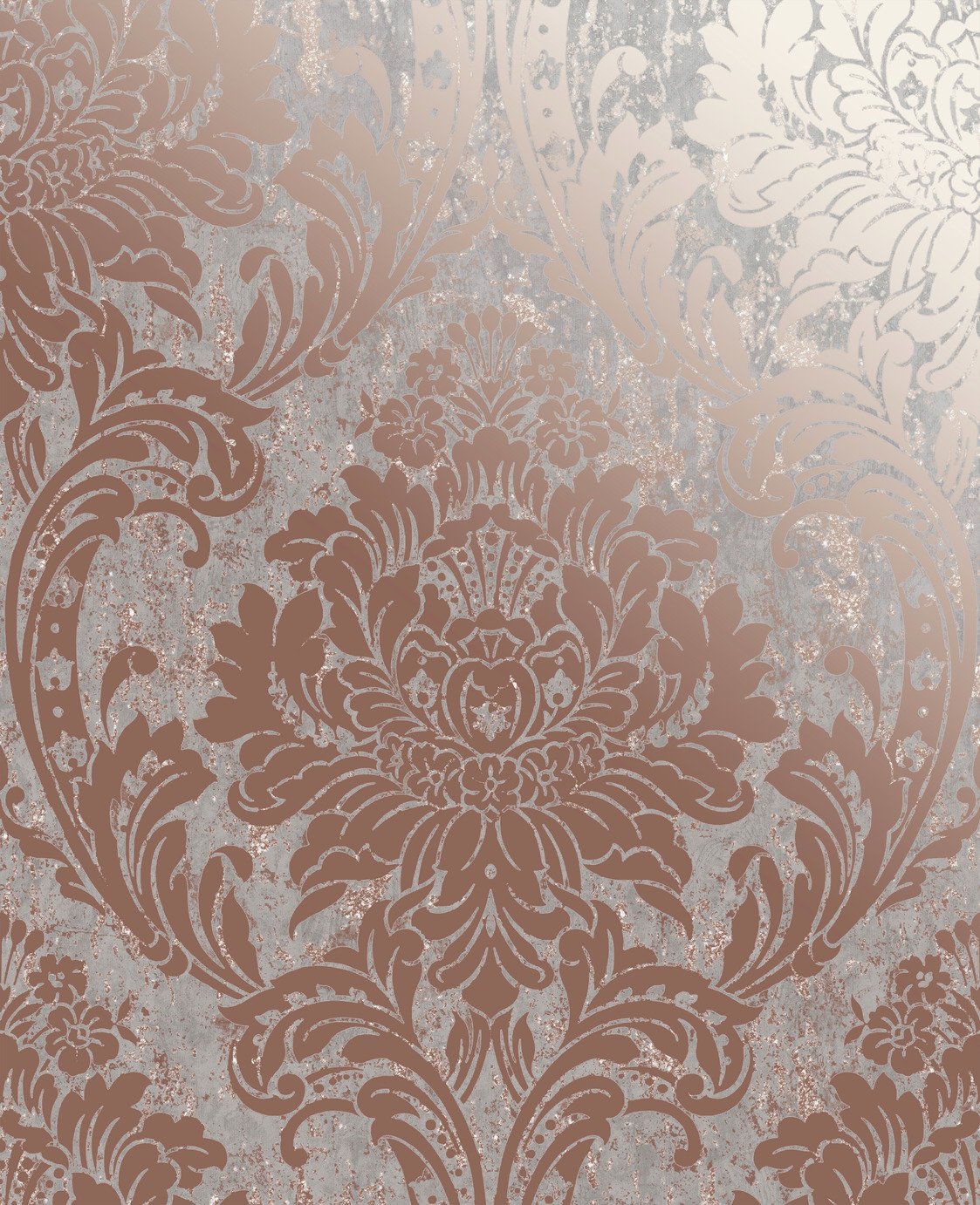 Superfresco Milan Damask Rose Gold Wallpaper