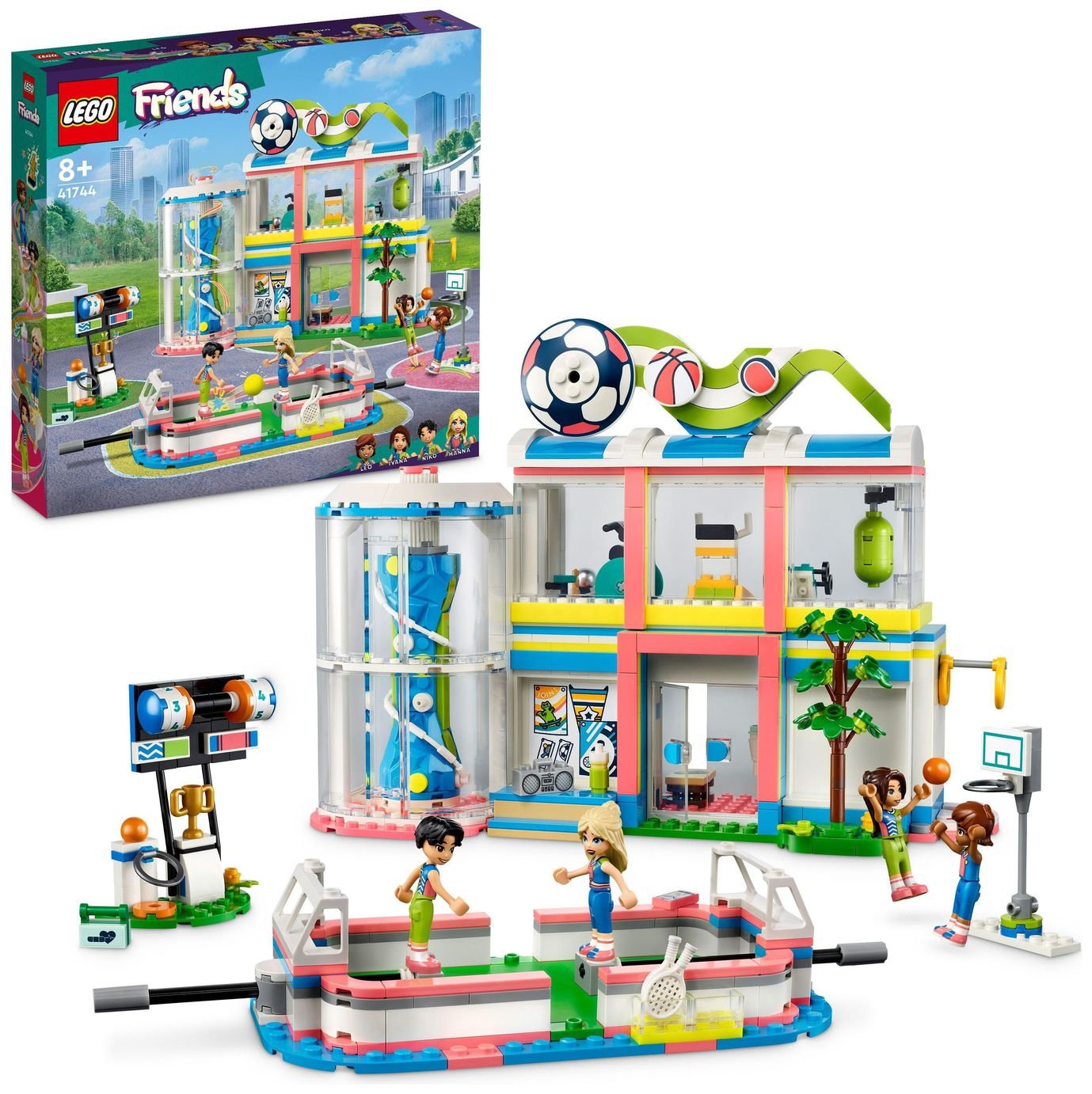 LEGO Friends Sports Centre Set with 3 Games To Play 41744