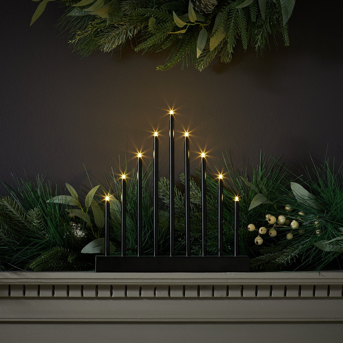 Argos Home Candle Bridge Light Christmas Decoration