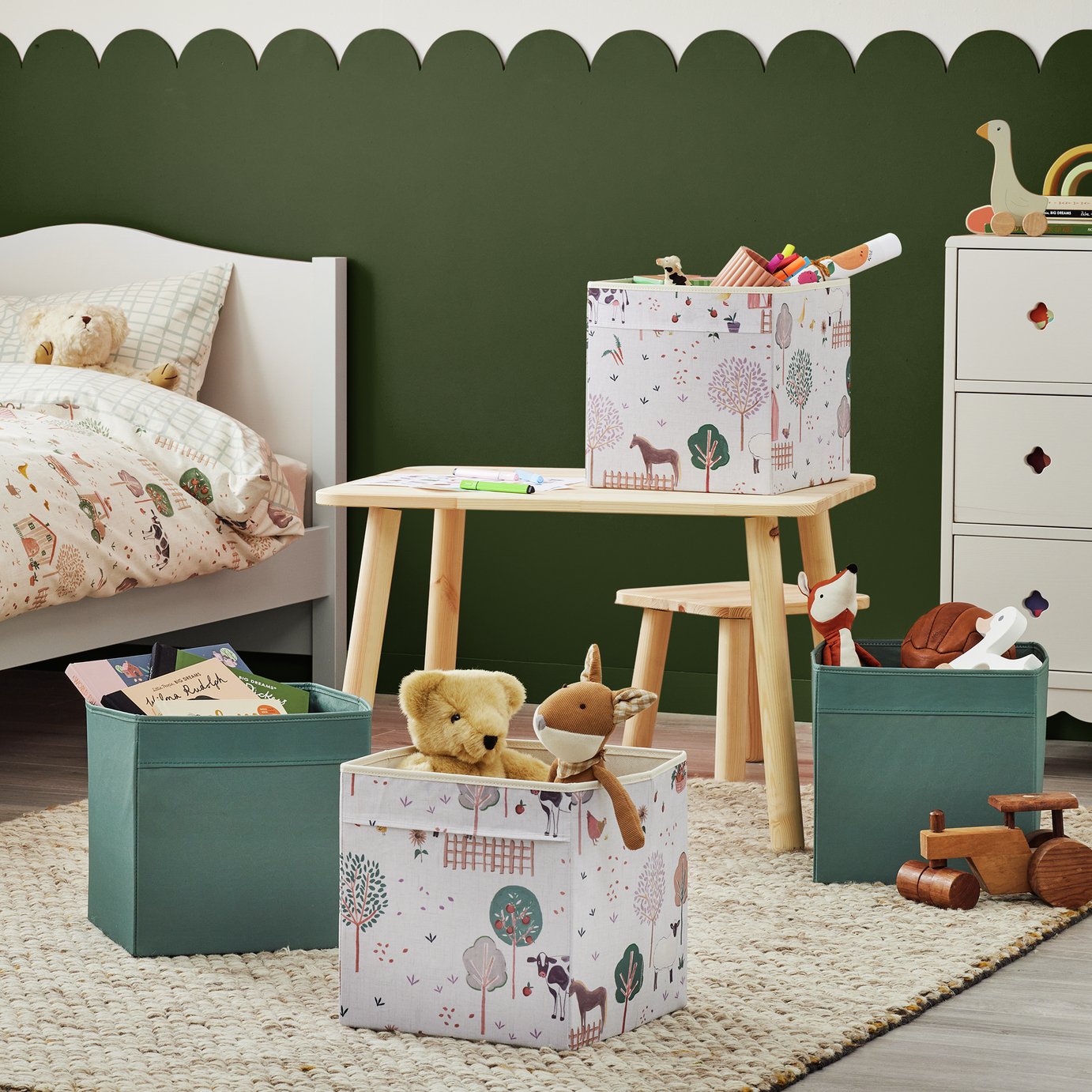 Habitat Bertie Set of 4 Storage Boxes