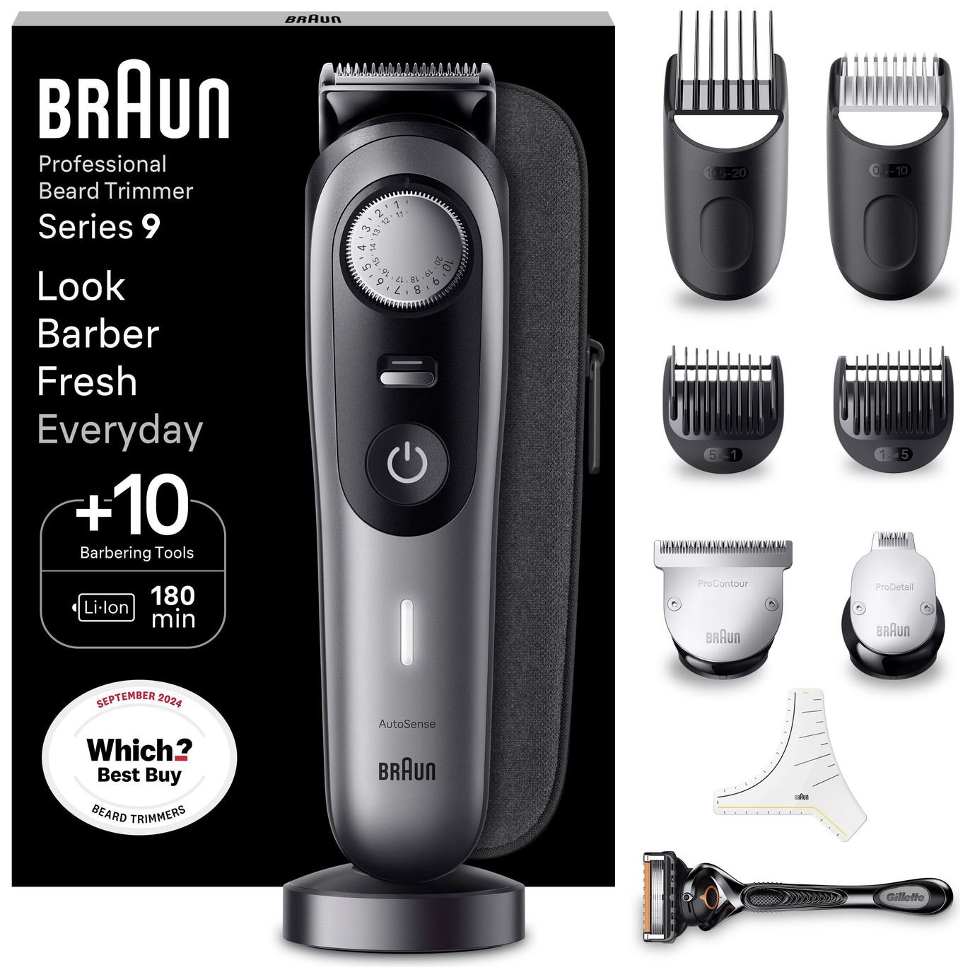 Braun Professional Series 9 Beard and Stubble Trimmer BT9420