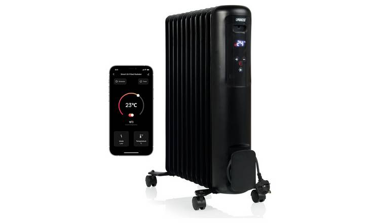 Buy Princess 2.0kW Smart Oil Filled Radiator Heaters and radiators