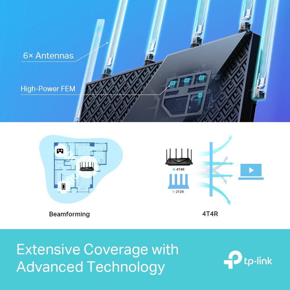 Buy TP-Link Archer AX73 AX5400 Dual Band Gigabit Wi-Fi 6 Router