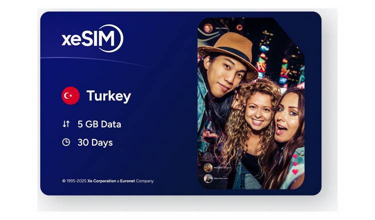 XeSIM Turkey 5GB 30 Days