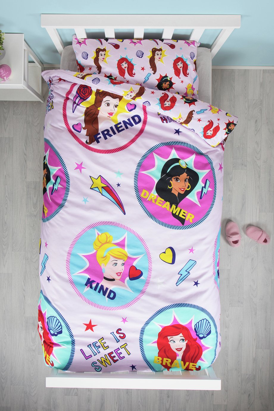 Disney Princess Fearless Bedding Set - Single