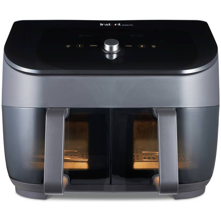 Instant Vortex ClearCook 7.6L Dual Air Fryer - Black 0