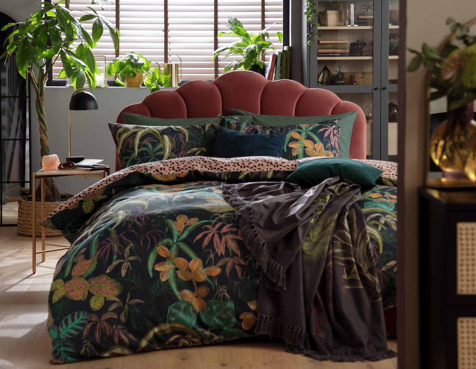 Habitat Botanical Print Multicolor Bedding Set - Kingsize