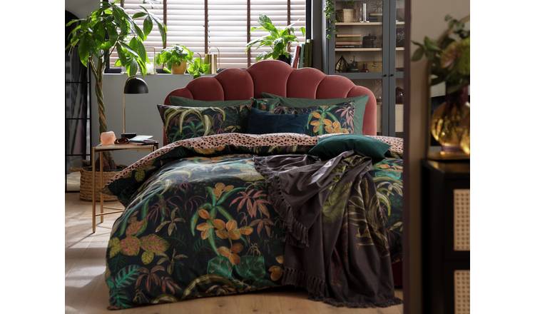 Habitat Botanical Print Multicolor Bedding Set - Kingsize