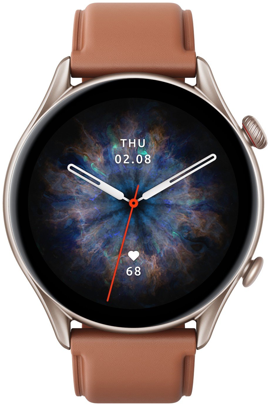 Amazfit GTR 3 Pro Smart Watch - Brown Leather