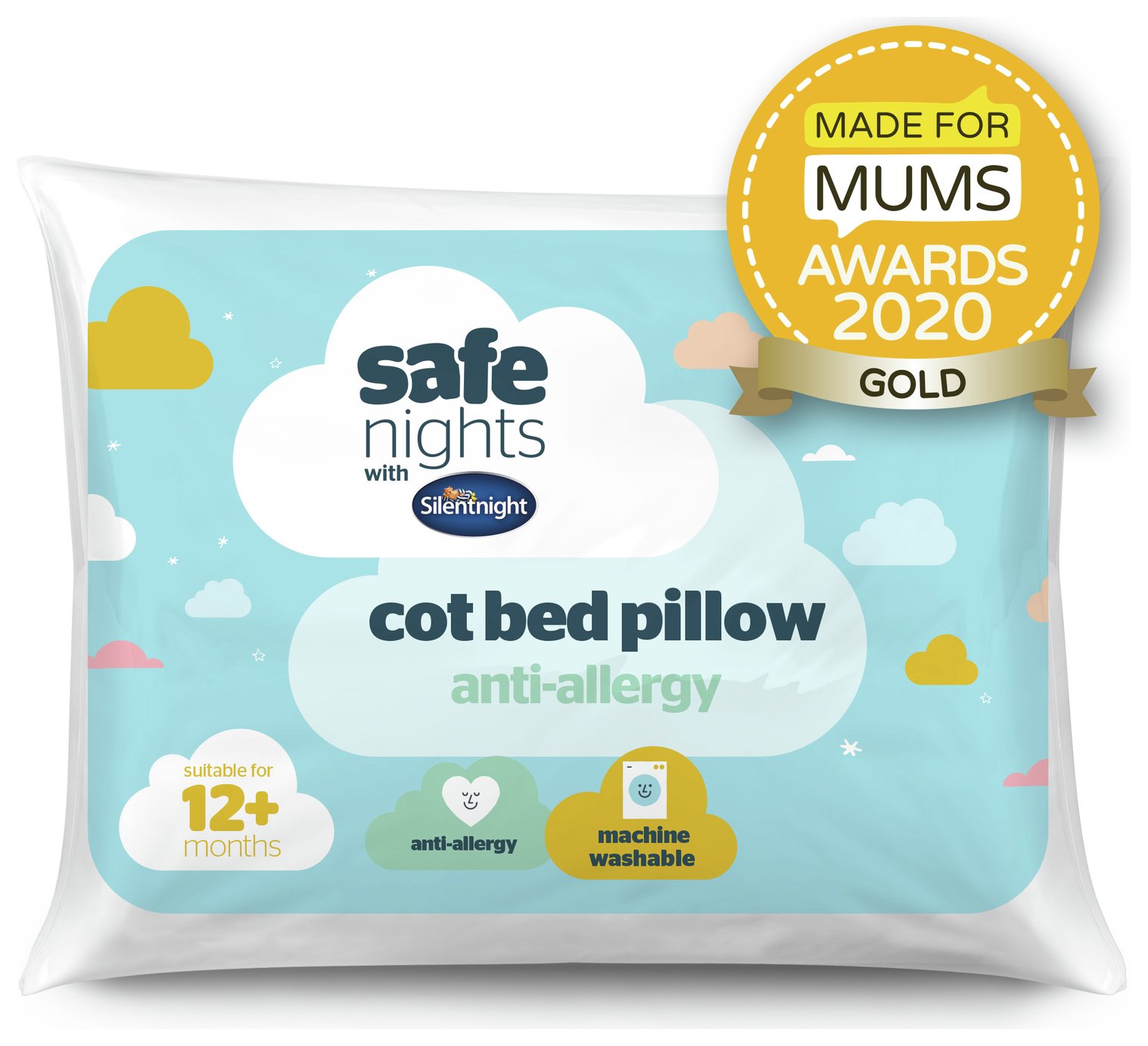 Silentnight Safe Nights Anti Allergy Cot Bed Pillow Review