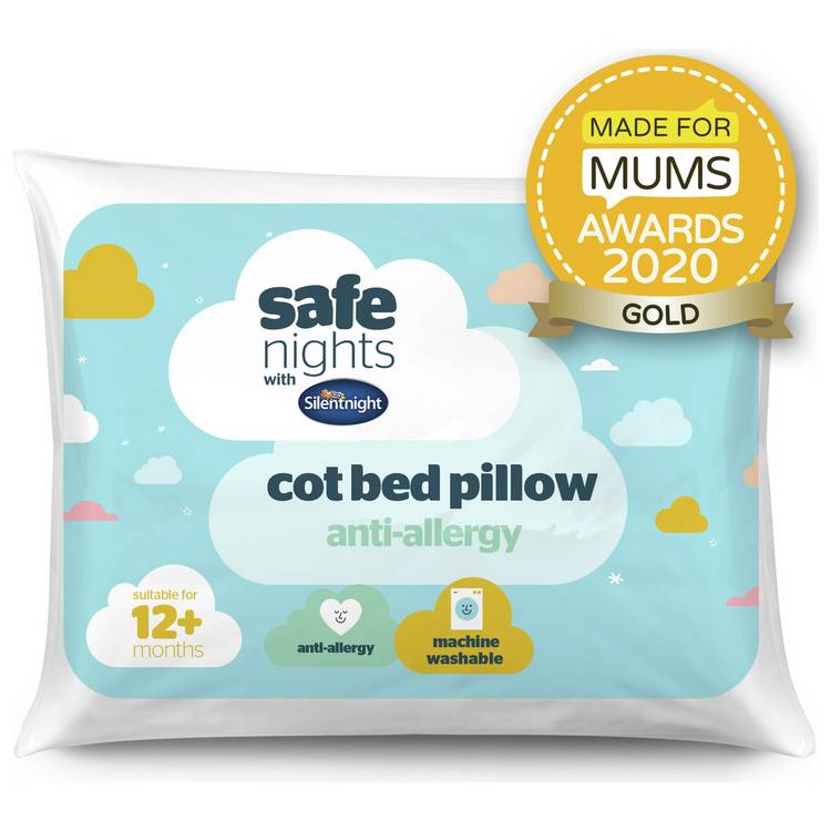 Silentnight Safe Nights Anti Allergy Cot Bed Pillow 0