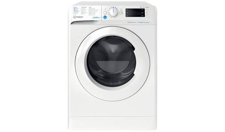 Indesit BDE107436WVUK 10/7KG 1400 Spin Washer Dryer - White