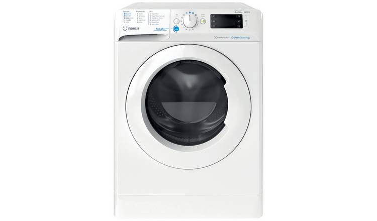 Indesit BDE86436WVUK 8/6KG 1400 Spin Washer Dryer - White
