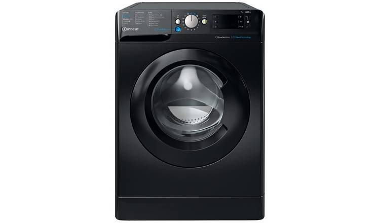 Indesit BWE71496XKVUK 7KG 1400 Spin Washing Machine - Black