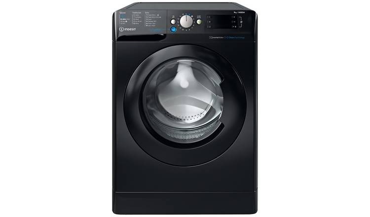 Indesit BWE91496XKVUK 9KG 1400 Spin Washing Machine - Black