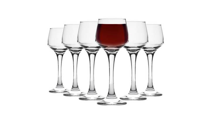 LAV Lal Sherry Glasses - Clear - Pack of 6