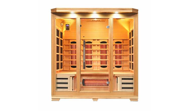 Vidalux Solara 4 Person Full Spectrum Infrared Sauna With Complete Heat