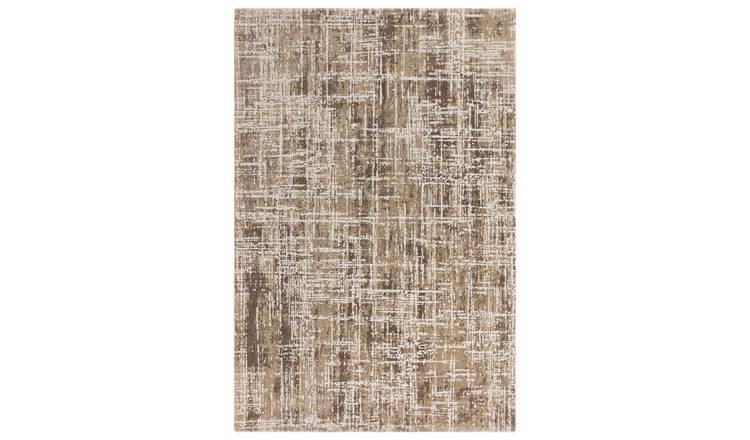 Mega Flooring Beige Modern Abstract Rug - 160 x 230cm
