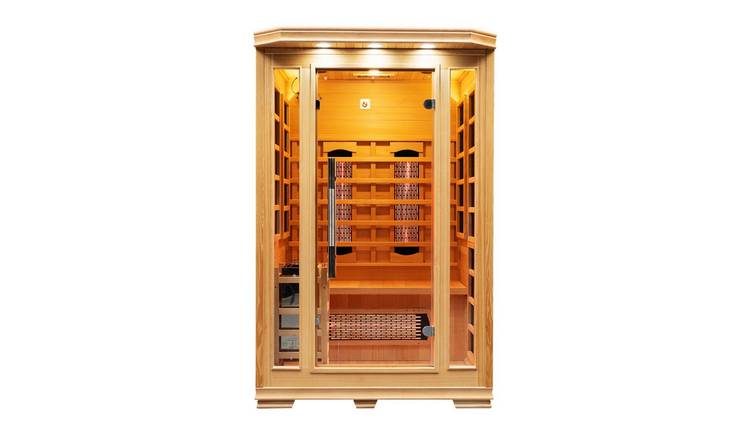 Vidalux 2 Person Hybrid Sauna With Traditional & Full Spectrum Infrared Heat