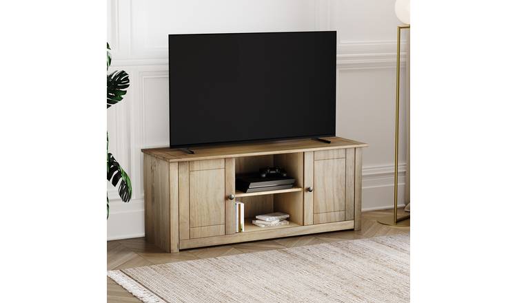 Vida Designs Panama 2 Door 1 Shelf Flat Screen TV Unit - Natural