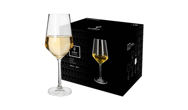 Argon Tableware Soho Crystal White Wine Glasses - Pack of 24