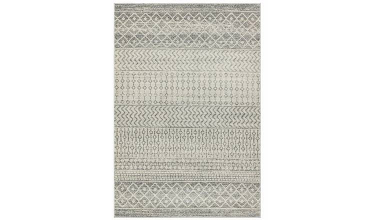 Mega Flooring Grey Modern Abstract Rug - 120 x 170cm