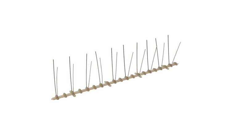 Walplus Set of 20 Stainless Steel 2 Rows Bird and Pigeon Spikes - 1000 cm