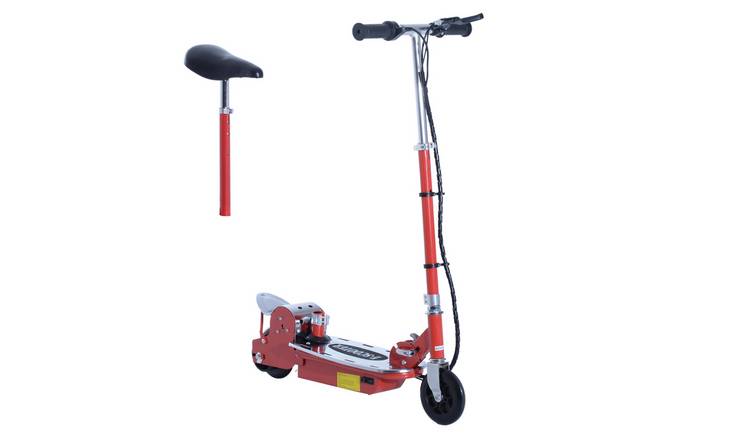 HOMCOM 120W 6 Years Plus Foldable Powered Scooter – Red