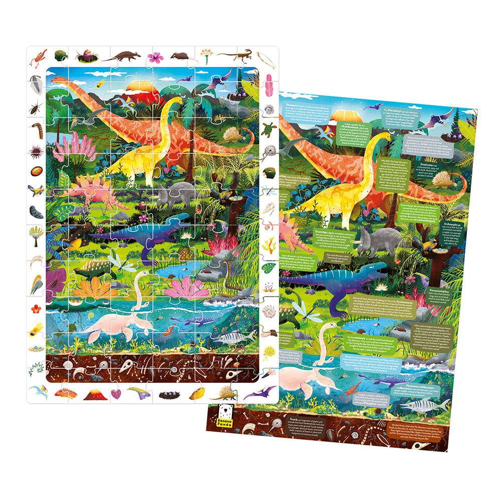 Banana Panda Observation Puzzle Dinosaurs - 60 Pieces - Image 1