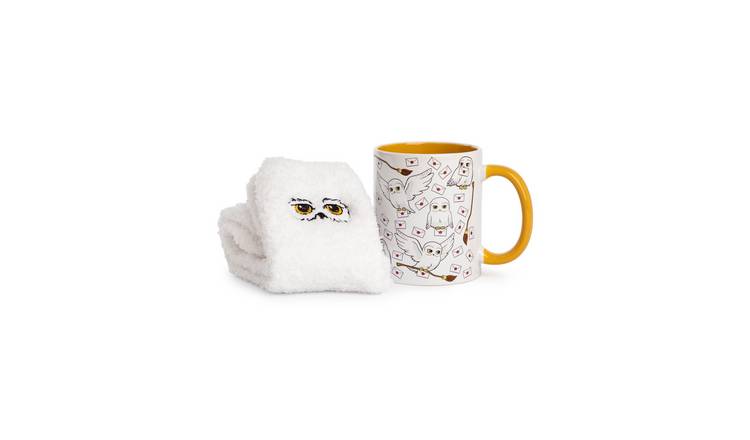 Harry Potter Hedwig Adult Womens Mug and Sock Gift Set - Multicoloured