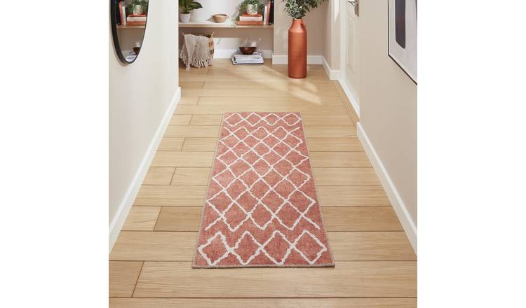 Mega Flooring Orange Modern  Rug - 76 x 230cm