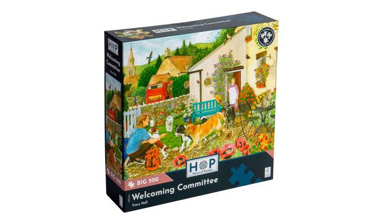 The House of Puzzles Welcoming Committee BIG 500 Piece Jigsaw Puzzle