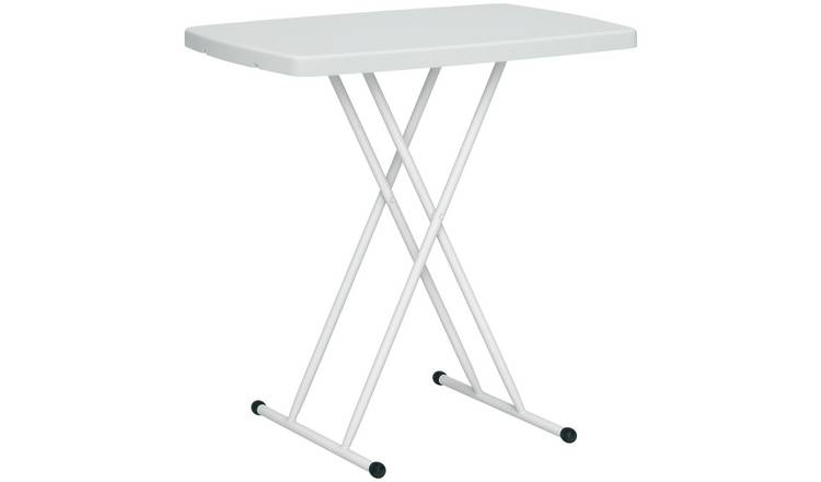 Outsunny Foldable Indoor Outdoor Heavy Duty Picnic Table - White