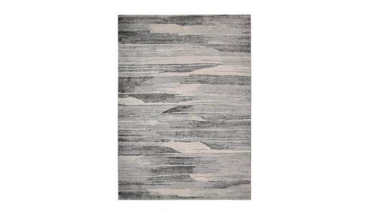 Mega Flooring Grey Modern Abstract Rug - 160 x 230cm