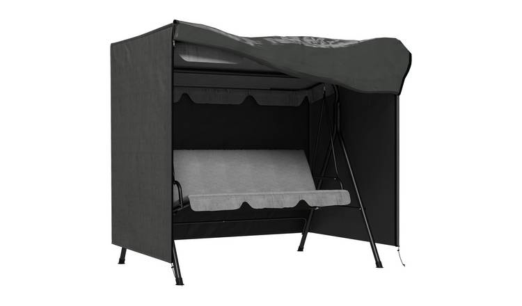 Outsunny 3 Seater Oxford Patio Swing Chair Cover Waterproof - Dark Grey