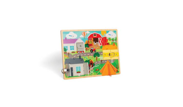 Bigjigs Toys Life Skills Board - 3 Years +