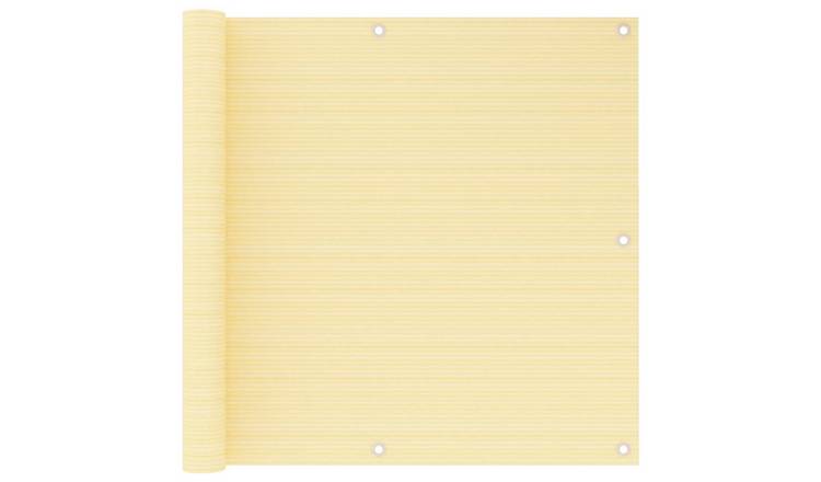 Walplus HDPE Balcony Screen - Beige - 90 x 500 cm