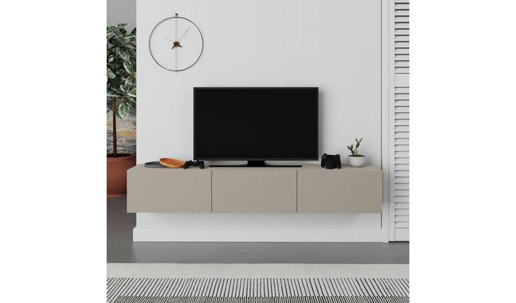 Decortie Francy Particleboard Floating TV Unit - Stone